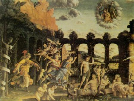 Andrea Mantegna Triumph of the Virtues Sweden oil painting art